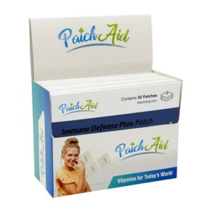 Immune Defense Plus Patch - Immune Support with Zinc & C, D: 12-Pack with Display Case