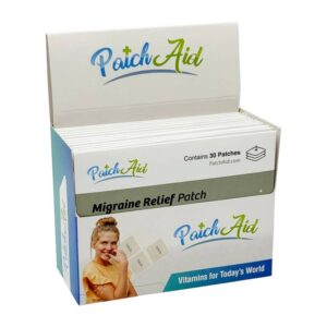 Migraine Relief Patch - Headache Relief & Relaxation Support: 12-Pack with Display Case