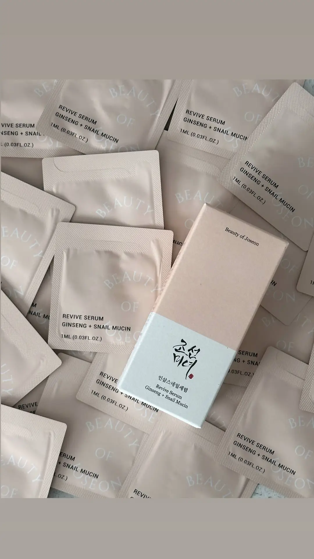 BEAUTY OF JOSEON Skincare Sachet Samples Serum Eye Cream: Snail Serum