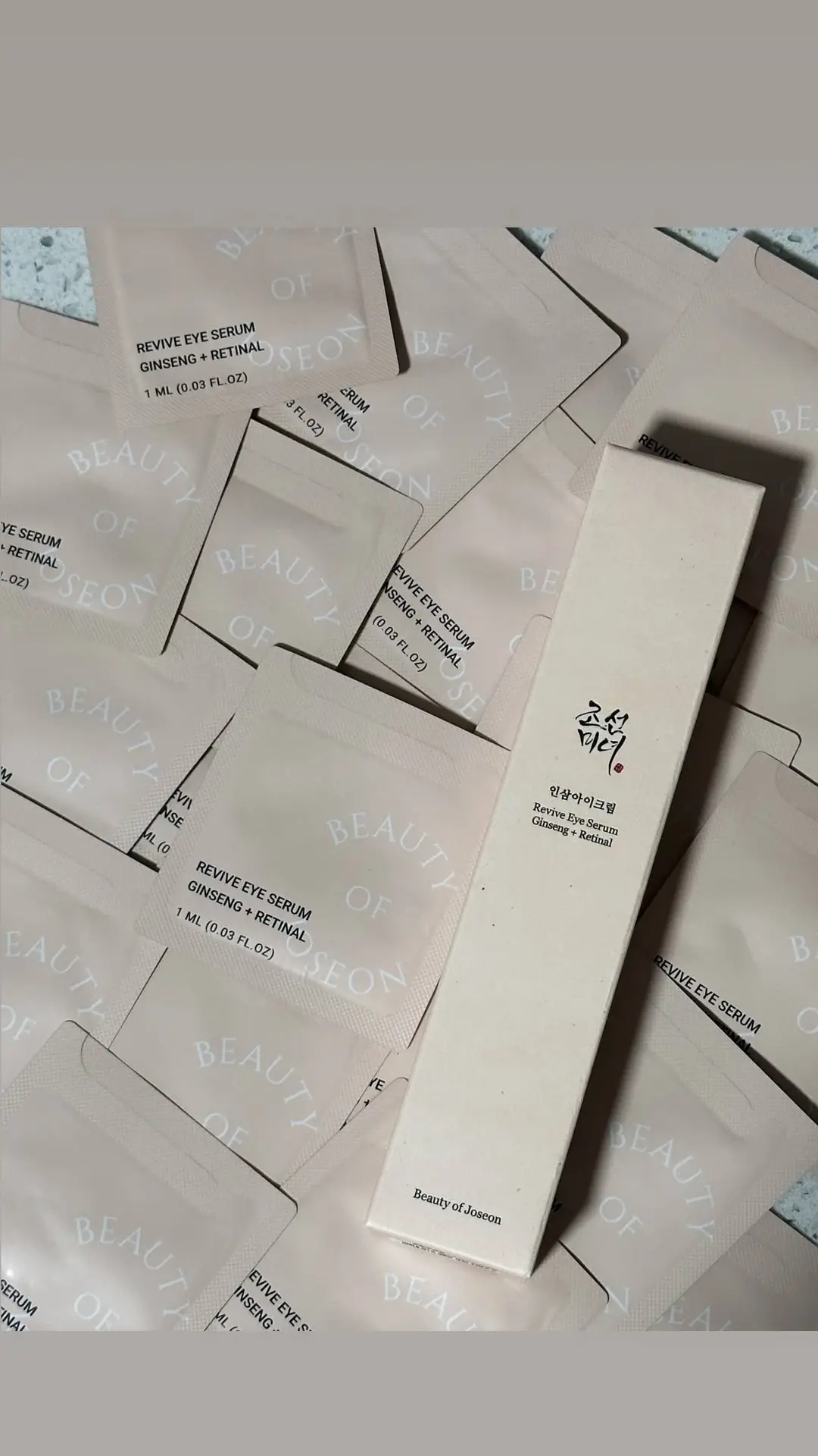 BEAUTY OF JOSEON Skincare Sachet Samples Serum Eye Cream: Ginseng Eye