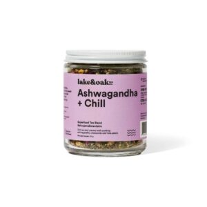 Ashwagandha + Chill - Superfood Tea Blend: Retail Glass Jar