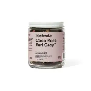 Coco Rose Earl Grey - Superfood Tea Blend: Retail Jar